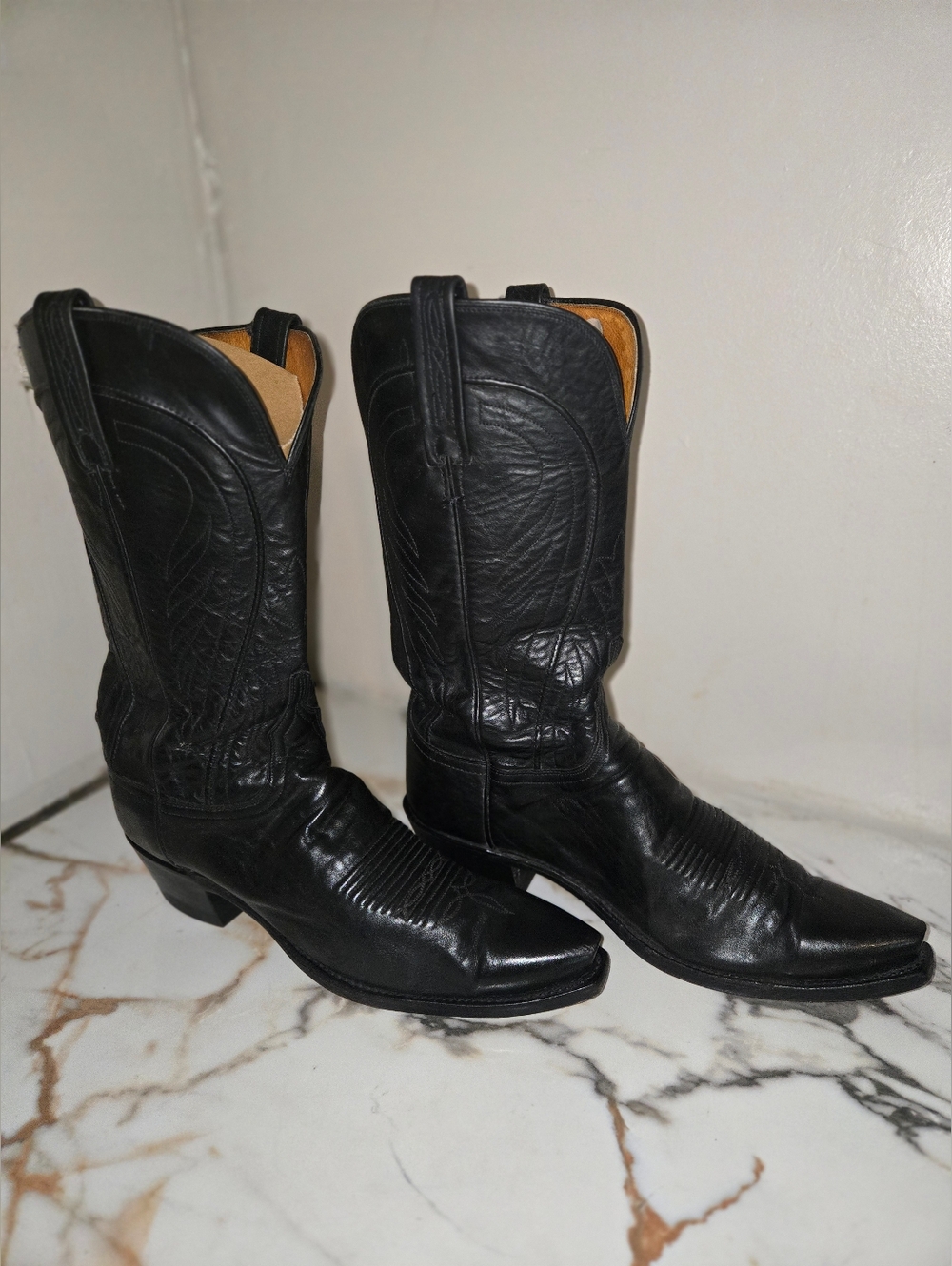 Lucchese  Calf Skin  Womans Boots, Size 10 B, Retails For $495.00